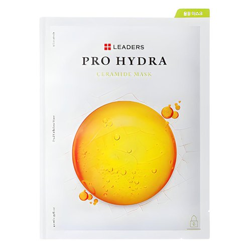 LEADERS Pro Hydra Ceramide Mask - High-Moisture Mask for Dry Skin | Nourishing & Hydrating for Rough Skin & Supports Skin Barrier | Eco-Friendly Cellulose Sheet - 10 Sheets