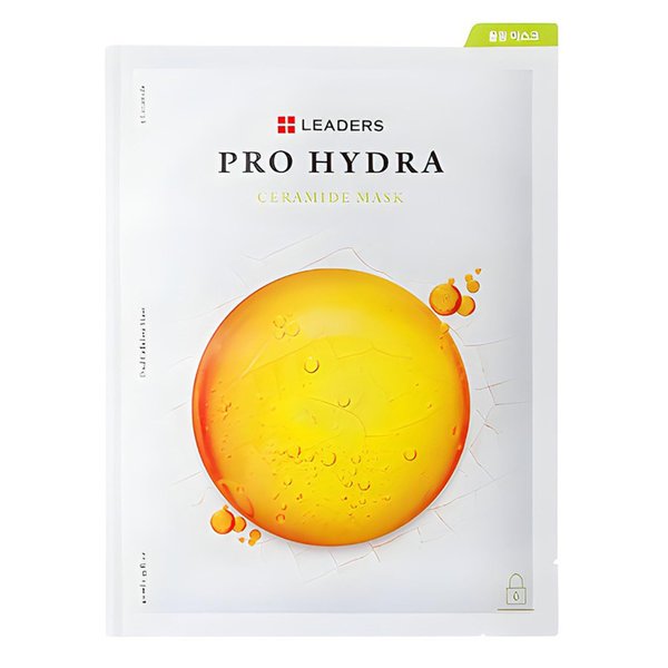 LEADERS Pro Hydra Ceramide Mask - High-Moisture Mask for Dry Skin | Nourishing & Hydrating for Rough Skin & Supports Skin Barrier | Eco-Friendly Cellulose Sheet - 10 Sheets