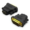 BENFEI DVI to HDMI, Bidirectional DVI (DVI-D) to HDMI Male to Female Adapter with Gold-Plated Cord 2 Pack
