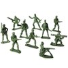 PROLOSO Toy Soliders Green Army Men Action Figures Plastic Army Men Sets Military Toys Various Poses Bulk Pack of 144