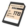 TEAMGROUP Elite 1TB UHS-I U3 V30 UHD Read Speed up to 100MB/s SDXC High Speed 4K Memory Card Compatible with Canon Sony Nikon Panasonic FUJIFILM Digital Camera TESDXC1TIV30P69