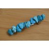 Blue Magnesite Turquenite Stone French Barrette Hair Clip