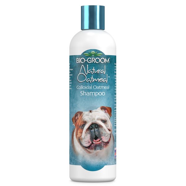 Bio-Groom Oatmeal Dog Shampoo – for Allergies and Itching, Cruelty-Free, Dog Bathing Supplies, Puppy Shampoo for Sensitive Skin, Made in USA, Anti-Itch Dog Products – 12 fl oz 1-Pack