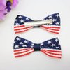 GeRRiT 4 Pcs Independence Day Hair Bow Clips 2 Designs American Flag Hair Accessories Patriotic Hair Barrette Strips Stars Hairpins for Memorial Day 4th of July Hair Decoration, Blue