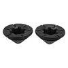 X AUTOHAUX 2 Pcs Black Rear Upper Suspension Coil Spring Insulator No.52691SNAA01 for Honda Civic 2006-2011