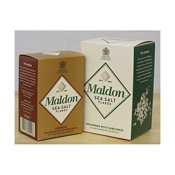 Maldon Sea Salt & Smoked Sea Salt Duo Pack