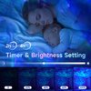 ONEFIRE Galaxy Projector, White Noise Night Light Projector for Bedroom, Bluetooth Music Ceiling Projector Room Lights, Remote Timer Galaxy Light Skyligh,Star Lights Projector for Kids Teen Girl Gifts