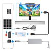 4 in 1 Wii to HDMI Adapter + Wii Power Cord AC Adapter + Wii Sensor Bar Wired Motion Sensor Bar + 5ft High Speed HDMI Cable Compatible with Nintendo Wii (Not for Wii U)