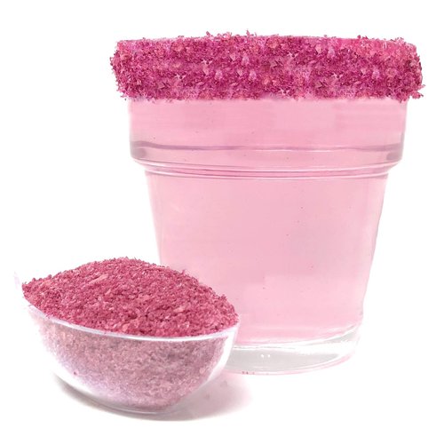 Snowy River Pink Cocktail Salt - Naturally Colored Margarita Salt, Margarita Rimmer, Beverage Rimmer, Cocktail Rimming Salt, Decorative Salt, Kosher (8oz Bag)