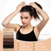 OHCISP Boho Hair Ties, 20 PCS of 4 Styles Cute Hair Bands for Thick or Thin Hair,No Damage Hair Tie Bracelets,Brown Elastic Hair Accessories for Girls and Women