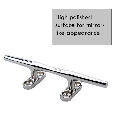 Thorn Dock Cleat Marine Stainless Steel Open Base (6-in,4-Pack)