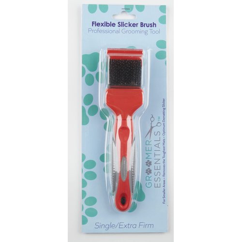 Groomer Essentials Flexible Slicker Brush - Single/Extra Firm