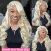 Sharimo 30 Inch 613 Lace Front Wig Human Hair Blonde Wigs Human Hair 613 13x6 Lace Front Wig Human Hair for Women 200% Density 613 Body Wave HD Lace Frontal Wig Glueless Wigs Human Hair Pre Plucked
