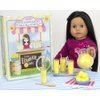 Sophia's 18" Doll 12 pc. Lemonade Stand Set with Doll-Sized Pitcher, Table Runner and Service for Four
