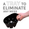 JS Jackson Supplies Universal Black Plastic Drip Tray for Toilet Plunger
