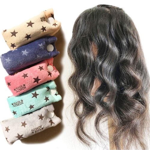 Heatless Aimin Hair Curlers Rollers To Sleep In, Heatless Curls For Long Hair, Overnight Heatless Curling Set, Soft DIY Pillow Hair Rollers Tool (15pcs) …