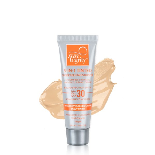 SAMPLE TUBE - Suntegrity 5 in 1 Tinted Face Sunscreen (Light)