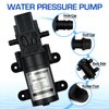 Heoneki 12V DC Water Pressure Diaphragm Pump, 42 PSI Self Priming Pump RV Water Pump 0.7GPM 2.6LPM RV Fresh Water Transfer Pump for Garden Lawn Ponds RV Caravan Boat Marine Agricultural ATV