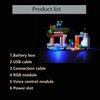 BRICKSWAN Led Lighting Kit for Lego 21166 Zombie Cave- Compatible with Lego Building Blocks Model- Not Include Lego Set(RGB Voice-Control Version)