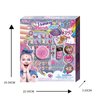 Tokidas Kids Makeup Sets Funny Makeup Playing Glow in The Dark Press on Nails Eyeshadow Blush Lip Stick Gem Stickers Kids Toys for Birthday Gifts