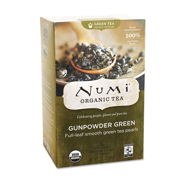 Numi Tea - Gunpowder Green Tea, 18 tea bags