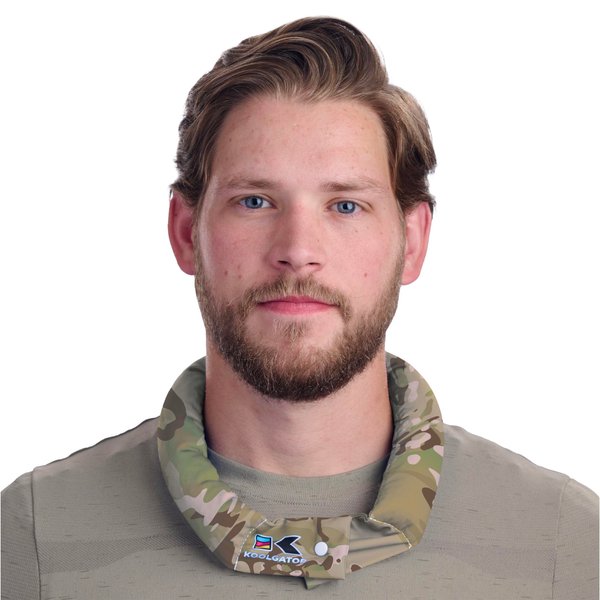 KOOLGATOR Evaporative Cooling Neck Wrap - Keep Cool in The Heat, Summer Cooling Accessories, Long Lasting, Reusable & Breathable, Available in 1, 3, or 5 Pack (Scorpion/OCP Camo, 1 Pack)