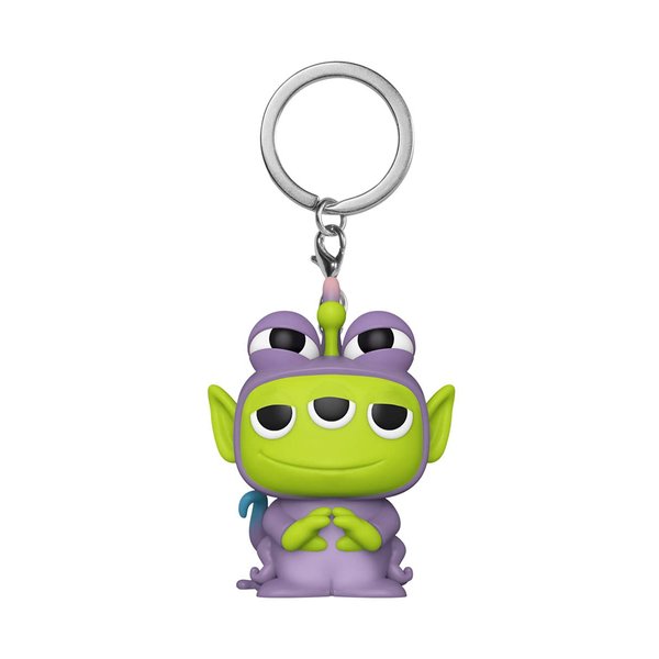 Funko Pop! Keychain: Pixar Alien Remix - Randall, Multicolour, 2 inches