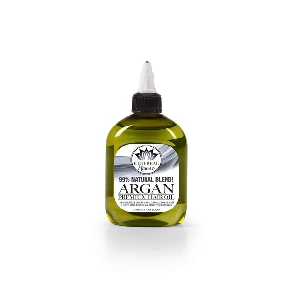Ethereal Nature 99% Natural Hair Oil Blend, Argan, 7.10 Fl Oz