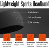 Empirelion Lightweight Sports Headband 3.5" Wide Single-Layer Sweat Soft Comfy Hair-Band Men Women