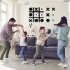 XEFINAL Wood Magnetic Tic Tac Toe Wall-Mount Game Fun Tic Tac Toe for Kids and Adults, Wood Board Travel Game Bedroom Playroom Wall Decals Modern Wall Art
