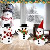 12 Pack Christmas Snowman Craft, DIY Snowman Kit, Build a Snowman Winter Indoor Decorations, Creative Air Dry Modeling Clay, Xmas Activities Snowman Making Kit for Holiday Favor Supplies