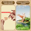 Wooden 3D Dinosaur Puzzles Set for Kids Age 8-10-12-14, DIY Wooden Art and Crafts Assemble 3D Dinosaur Model Puzzle, Home Decor and Office Art Creative Gifts for Adults (Triceratops)