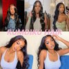 Rumdiku 12A Human Hair Bundles Body Wave Bundles Human Hair 14 16 18 Inch 100% Unprocessed Brazilian Virgin Hair Bundles Deals Weave 3 Bundles Human Hair Extensions Body Wave Bundles Natural Black