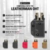Clip & Carry Kydex Multitool Sheath for LEATHERMAN OHT - Made in USA (Multi-tool not included) EDC Multi Tool Sheath Holder Holster Cover (Carbon Fiber Red)