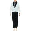16 PCS Doll Clothes and Accessories 1 Jacket Set 1 Suit 2 Short Tops and Pants 2 Swimming Pants 4 Pair of Shoes in Random for 12 Inch Boy Dolls Birthday for Kids