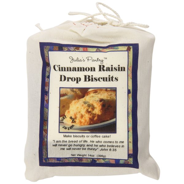 Cinnamon Raisin Biscuits in Cloth Gift Bag