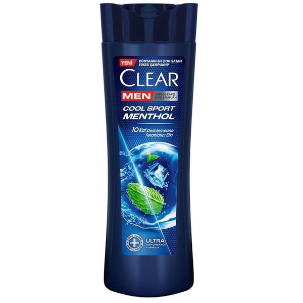 Generic NEW Clear Men Anti-Dandruff Shampoo Cool Sport Menthol Refreshing Menthol Effect 350 ml