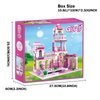 COGO MAN Girls Princess Castle Building Blocks Toys Pink Palace King's Banquet Bricks Toys for Girls 6-12 Construction Play Set Educational Toys for Kids 254 PCS