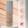 Mirabella Skin Tint Creme Liquid Foundation Makeup, Oil-Free Mineral Foundation for Medium Coverage - w/Hyaluronic Acid, Squalane, & Allantoin for All Skin Types - IVC Cool
