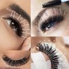 Bottom Lash Extension J Curl 0.10mm Mix4-7mm 4mm 5mm 6mm 7mm Black Color Lower Lash Extensions (Mix4-7mm 0.10 J Curl)