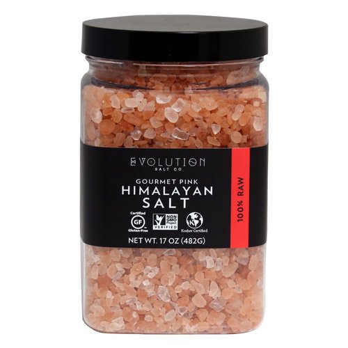 Evolution Salt - Himalayan Pink Salt Coarse Grind, 17 oz