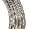Vincos 20 Ft 6AN AN6 (5/16") Universal Braided Stainless Steel PTFE TEFLON Oil Fuel Gas Line Hose
