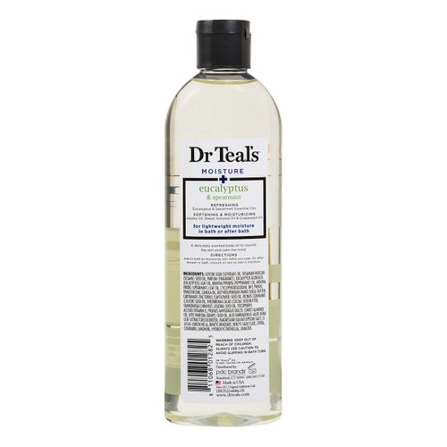 Dr. Teals Bath & Body Oil Gift Set (2 Pack, 8.8oz Ea.) - Rejuvenating Eucalyptus & Spearmint Blended with Pure Epsom Salt - Essential Oils Hydrate Skin & Alleviates Daily Stress at Home