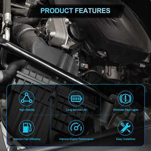 PARTSELECT 2PCS 234-4587 Oxygen Sensor Upstream or Downstream Replacement for Dodge Dakota Durango Nitro Dodge Ram 1500 2500 3500 Jeep Wrangler Grand Cherokee Chrysler 300 56029049AA 2344587