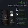 VoilaVe Argan Oil For Men | Anti Aging Oil For Face, Body & Beard Oil for Men | Organic Argan Hair Oil for Men | Skincare Routine for Face Nails & Body Massage | Sandalwood Oil For Hair Growth | 4 Oz