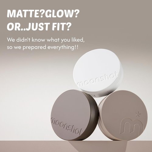 MOONSHOT KOREA Conscious Fit Cushion Foundation Medium Coverage, Long-Lasting & Buildable Foundation For A Smooth, Satin Finish, Vegan & Cruelty-Free,k-beauty (21C Cosmic Peach)