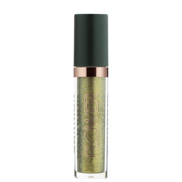 FLOWER BEAUTY Warrior Glitter Liquid Eyeshadow, Long-Lasting High-Impact Shimmer for Eyes, Cruelty-Free Makeup (Camo)