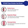 KTKUDY Detangling Hair Brush - Boar Bristle & Tangle-Free Design for Kids, Women, and Men - Perfect for Wet and Dry Hair - Smooth, Magical Pain-Free Styling (Red)