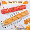 CHESLICR 10 Pack Thanksgiving No-Snap Party Table Favors Thanksgiving Fall Crackers No-pop Set with Party Hat Joke & Thanksgiving Day Gift for Kids Poppers Seasonal Dinner Traditions