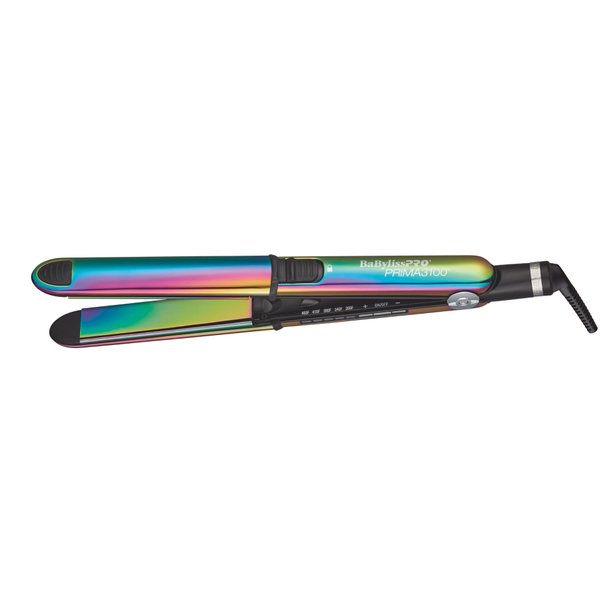BaBylissPRO Nano Titanium Flat Iron Hair Straightener, 1" Prima Iconic Hair Straightener Iron & Curling Iron for Professional Salon Results and All Hair Types